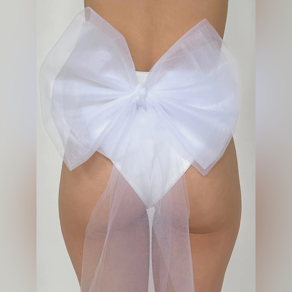 437 SWIM THE BRIDAL BOTTOMS / WHITE